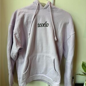 TOVE LO Women's Light Purple Hoodie Sweater